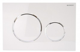 Placca di comando Sigma20, per risciacquo a due quantità Placca di comando Sigma20, per risciacquo a due quantità